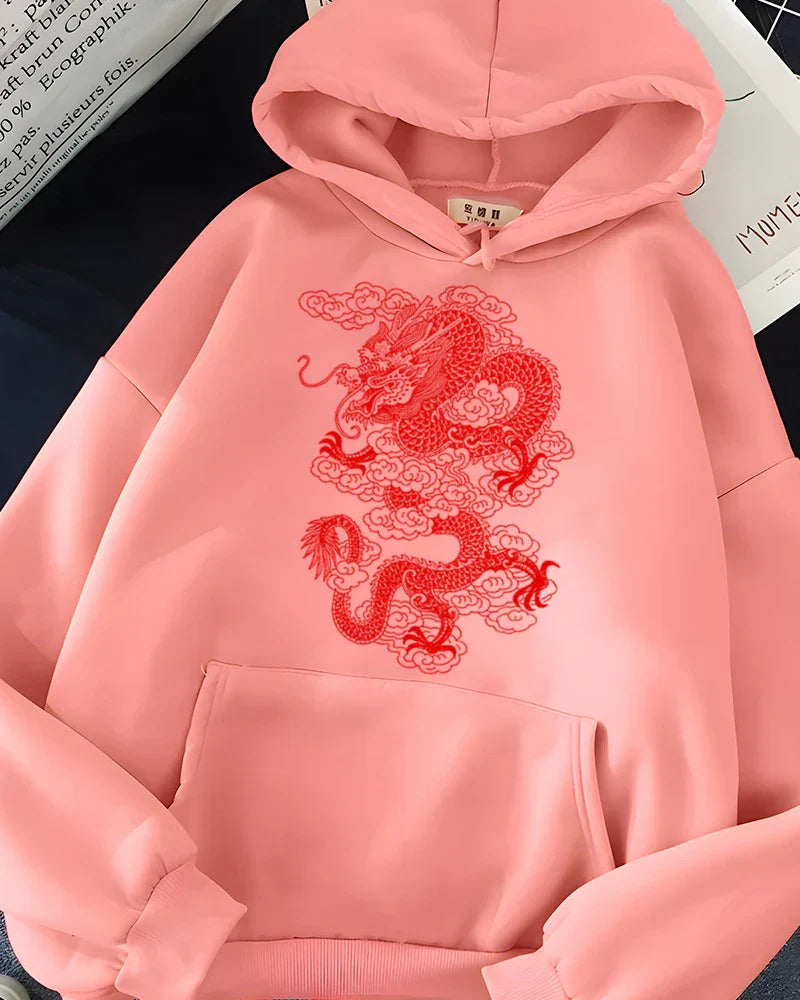 Rubika hoodie with graphic print for women