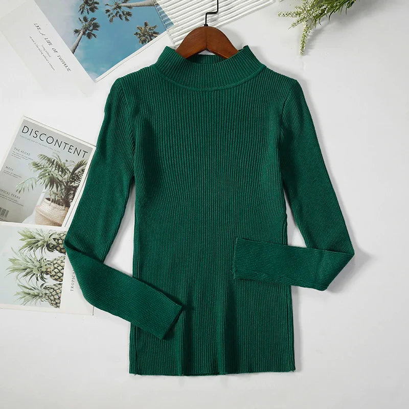 Charlotte - Turtleneck Sweater Knitted Soft Cashmere for Men