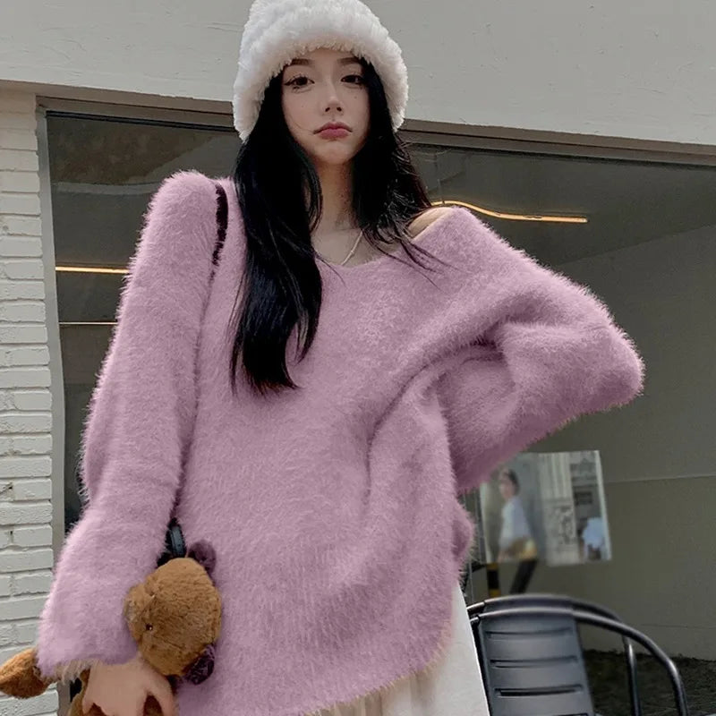 Dov- Loose V-neck sweater