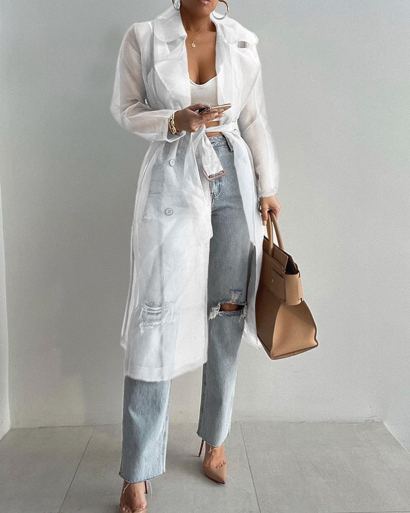 Trendy trench coat for women - Carmen