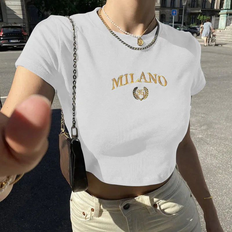 Juliane | Trendy Milano Crop Top for Ladies
