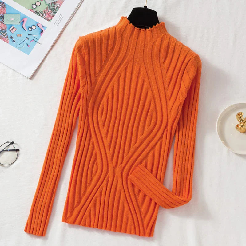 Dara- Half-high turtleneck sweater for women