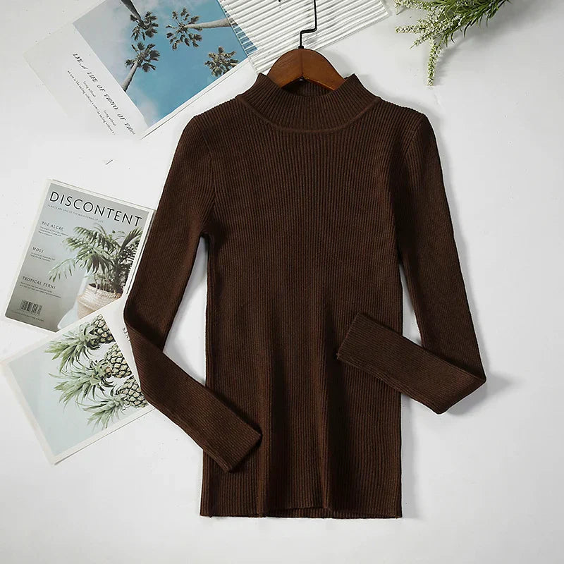 Charlotte - Turtleneck Sweater Knitted Soft Cashmere for Men