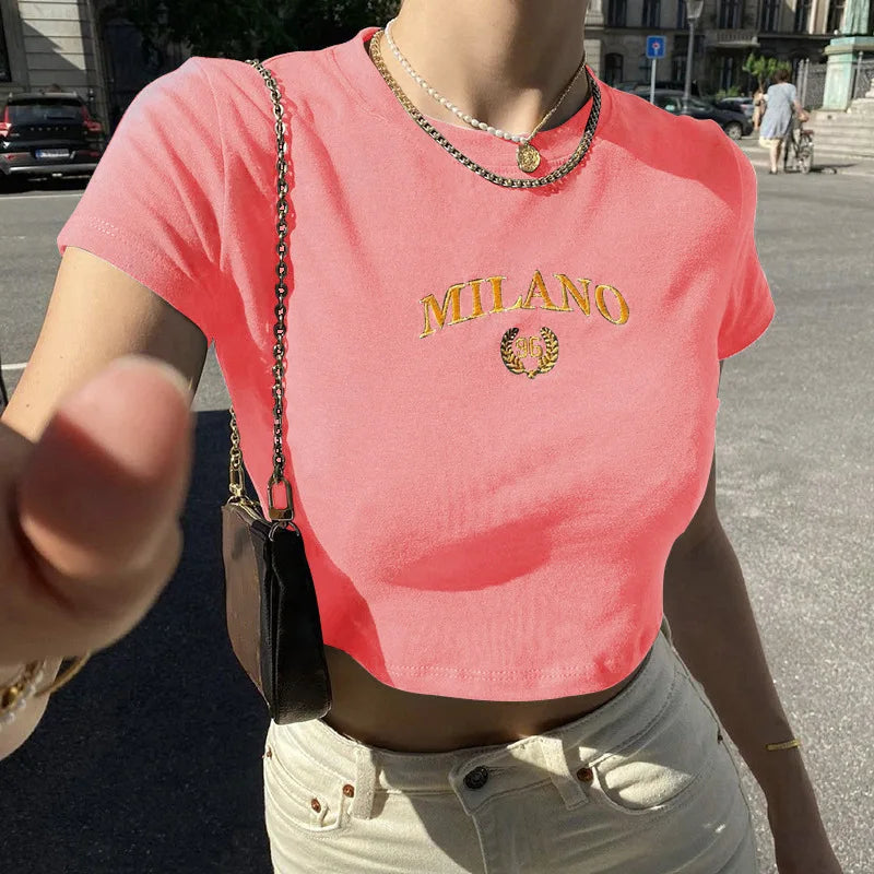 Juliane | Trendy Milano Crop Top for Ladies