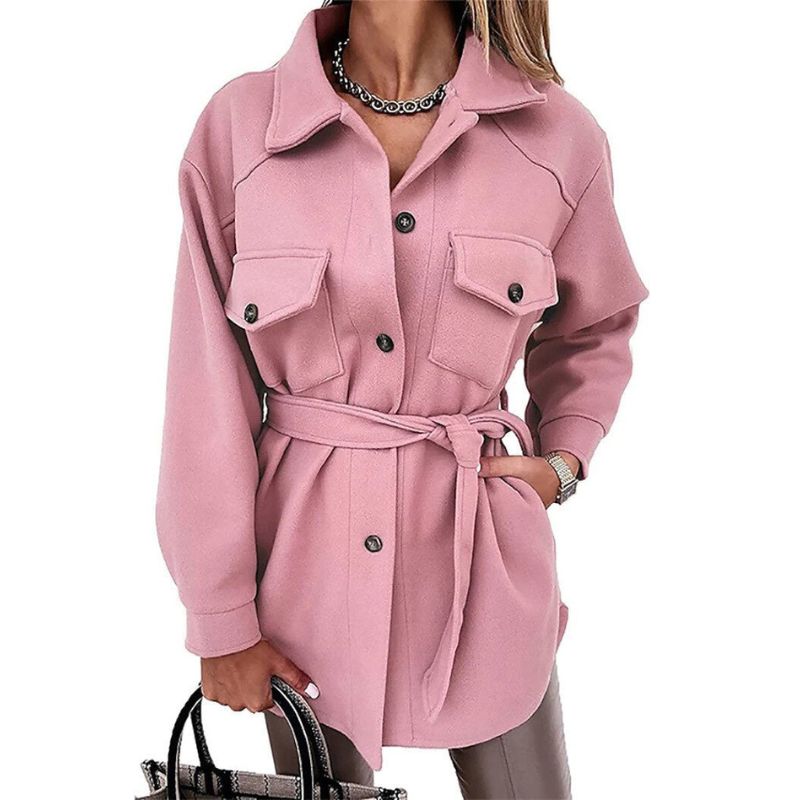 Stylish wool-look jacket for women - Saskia