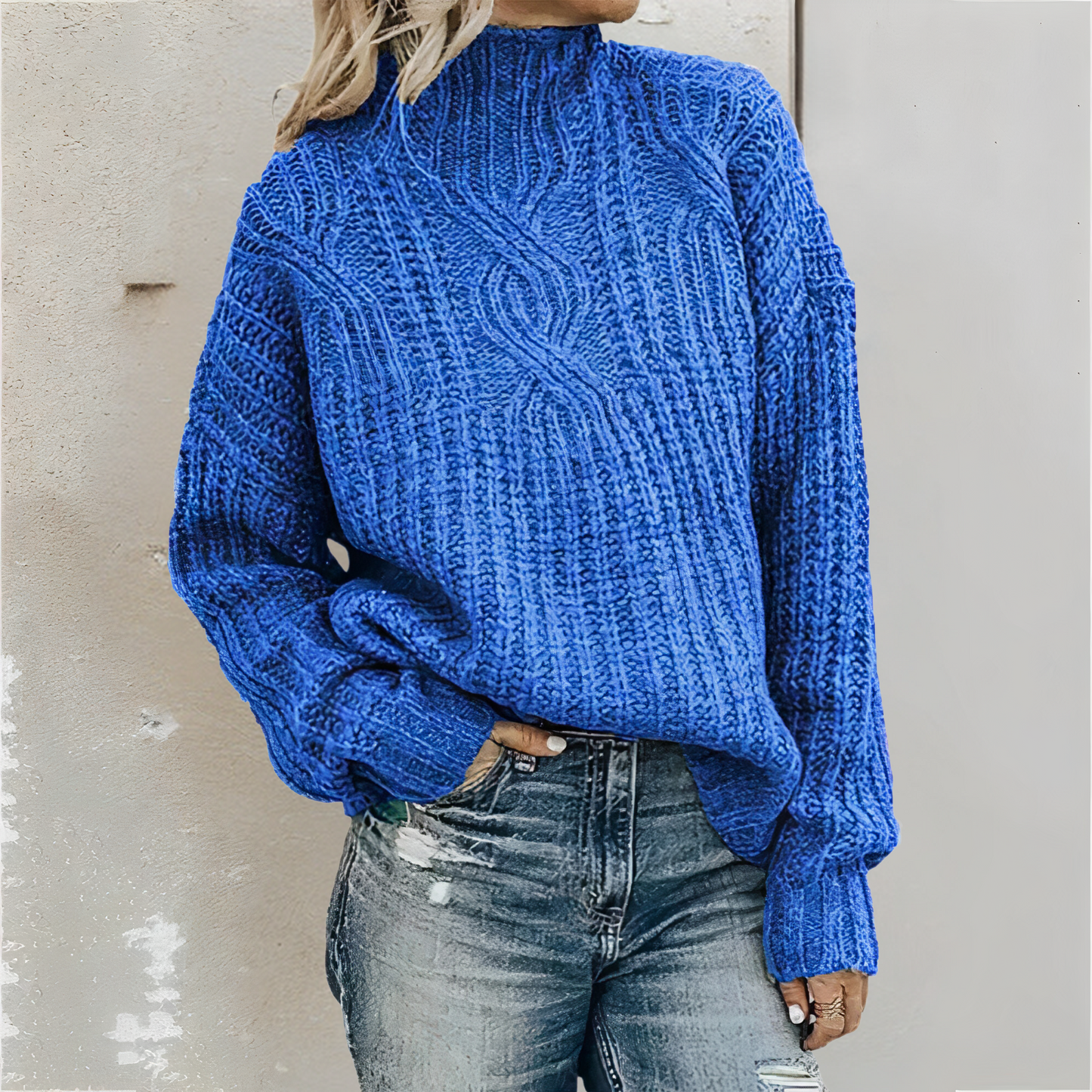 Cozy knitted sweater - Sloane