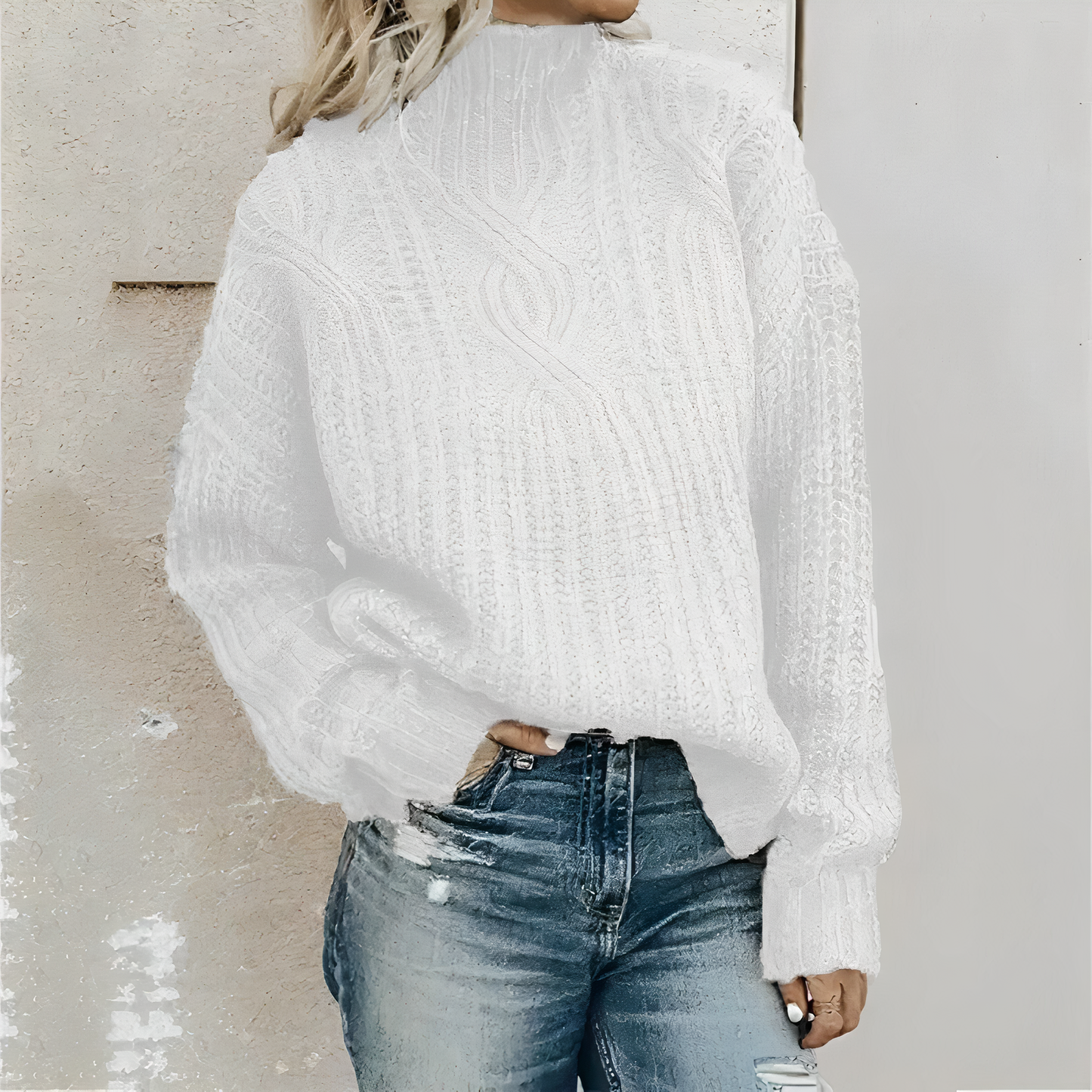 Cozy knitted sweater - Sloane