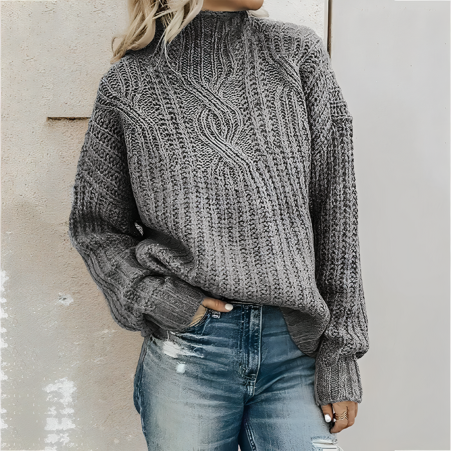 Cozy knitted sweater - Sloane