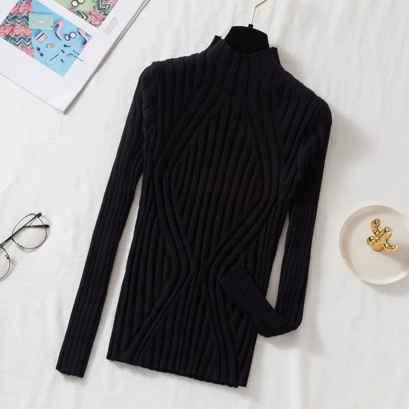 Dara- Half-high turtleneck sweater for women