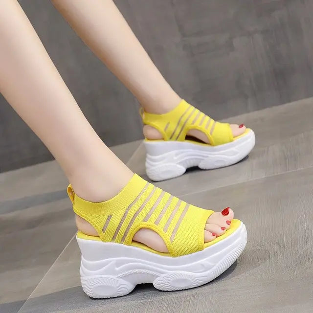 Women's thick-soled summer sandals - Miaka