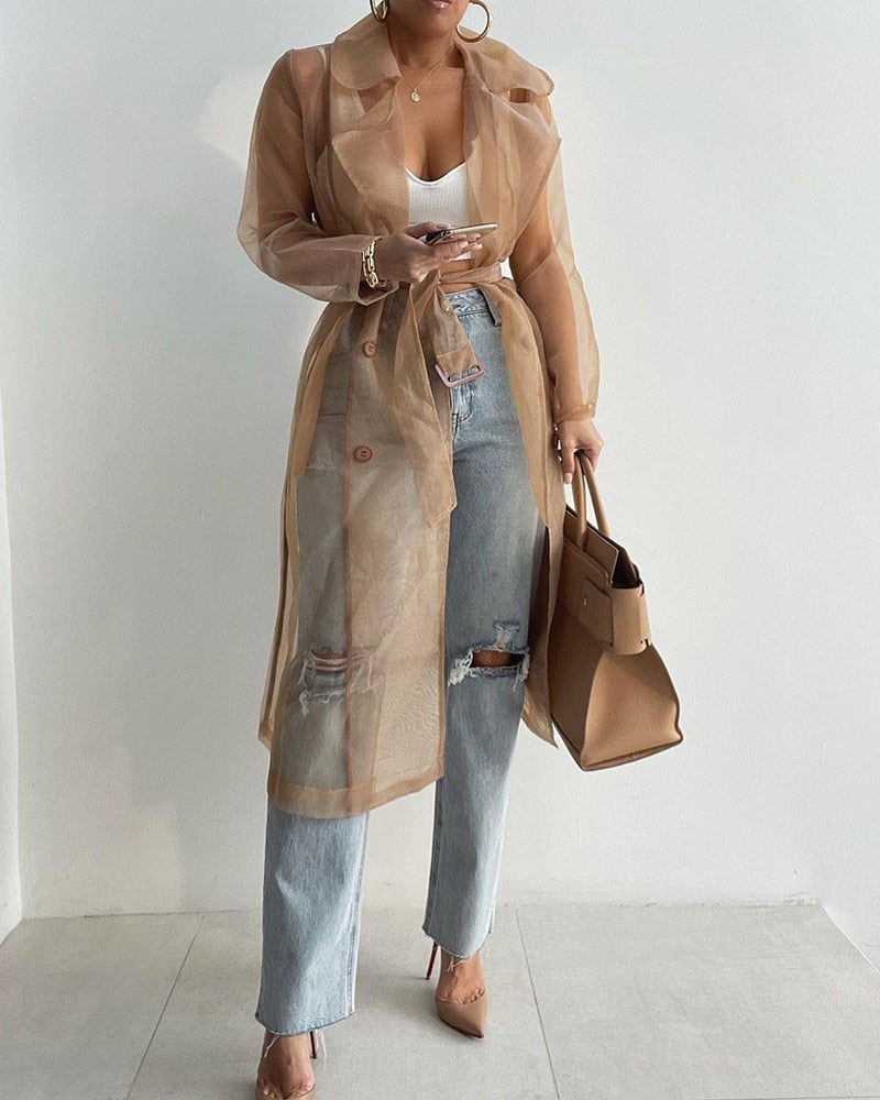 Trendy trench coat for women - Carmen
