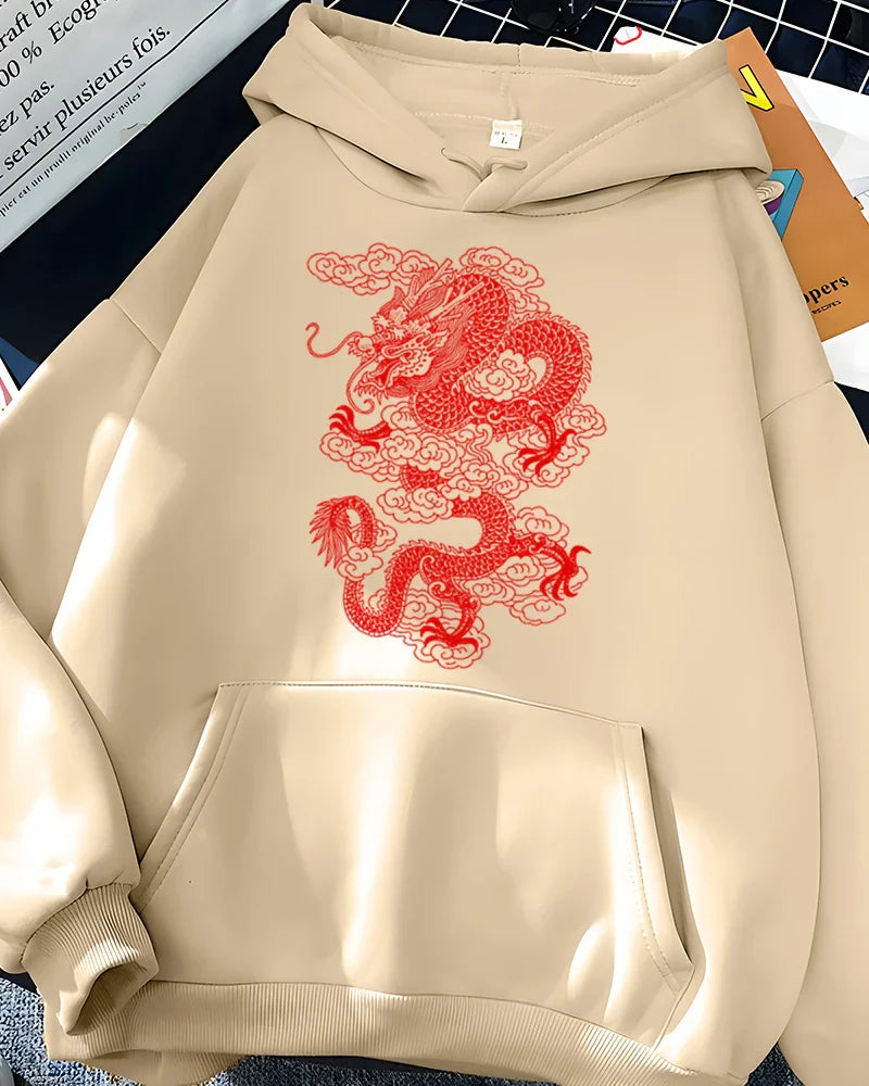 Rubika hoodie with graphic print for women