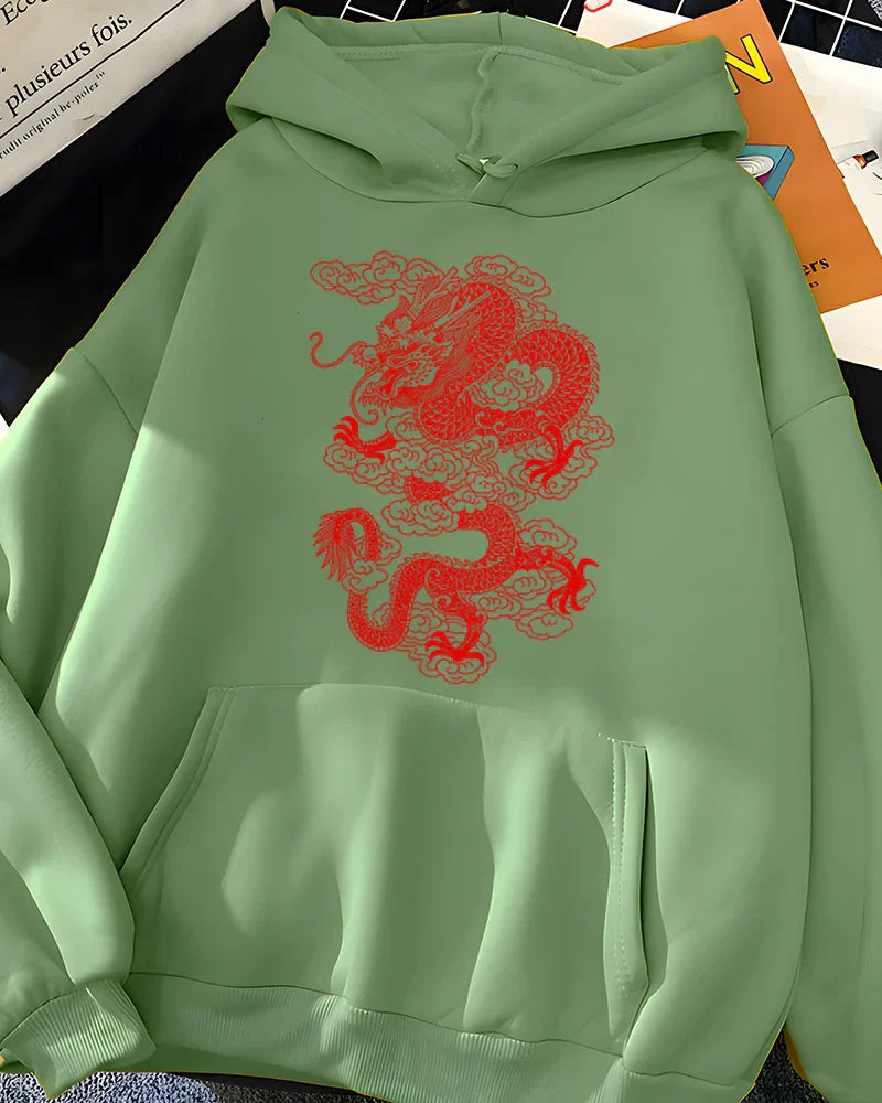 Rubika hoodie with graphic print for women