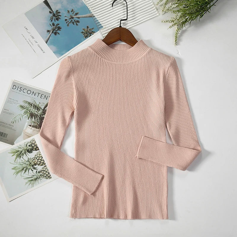 Charlotte - Turtleneck Sweater Knitted Soft Cashmere for Men