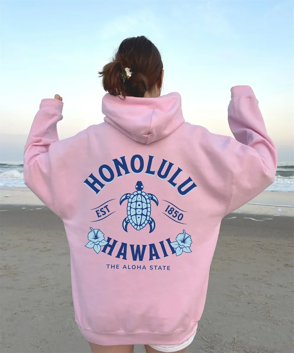 Cookie ladies hoodie with floral pattern