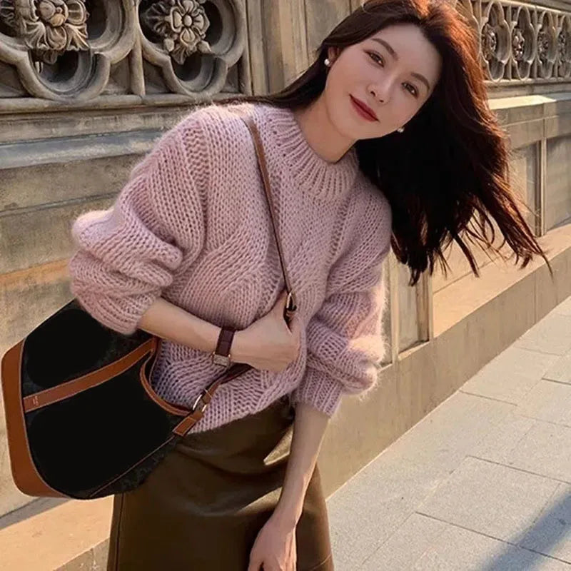 Diesel- Casual twist sweater for women