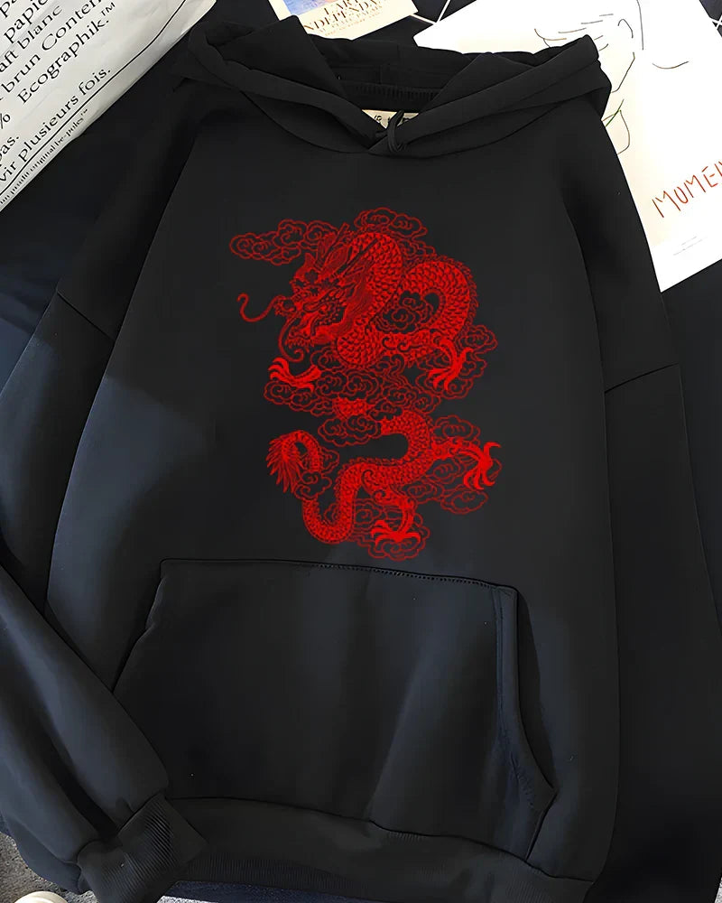 Rubika hoodie with graphic print for women