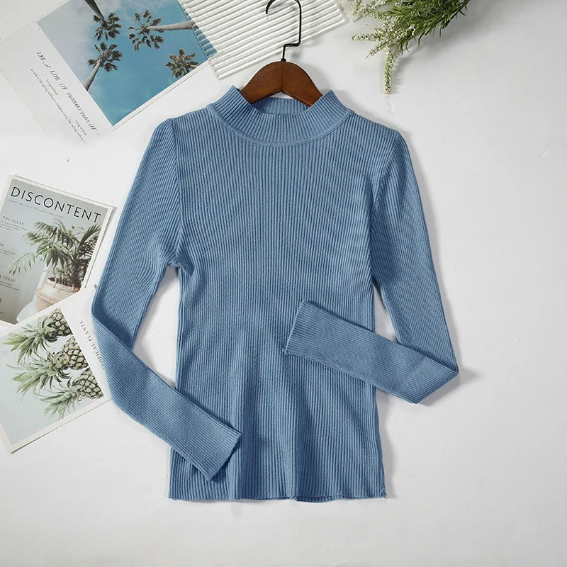 Charlotte - Turtleneck Sweater Knitted Soft Cashmere for Men