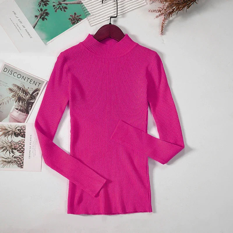 Charlotte - Turtleneck Sweater Knitted Soft Cashmere for Men