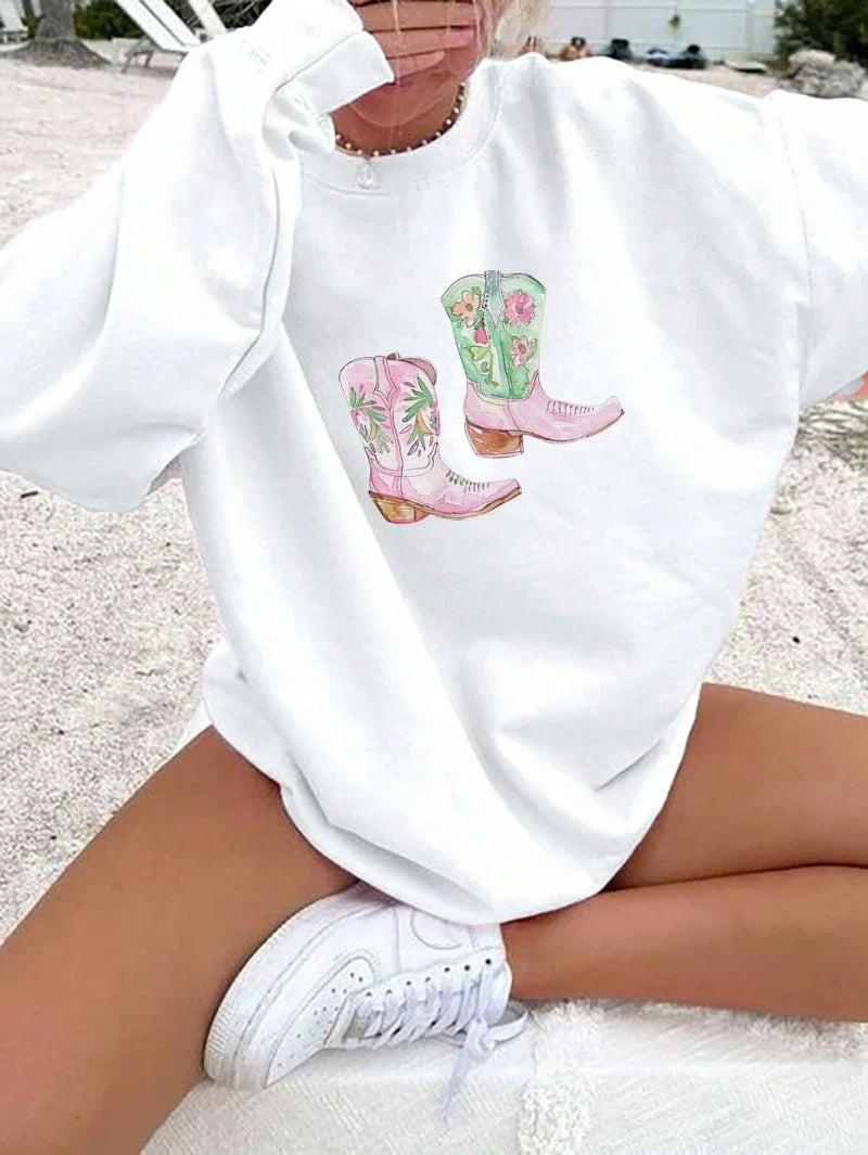 Jola graphic print sweater for women
