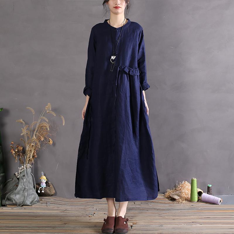 Zucchini - Vintage Maxi Dress with Short Sleeves.