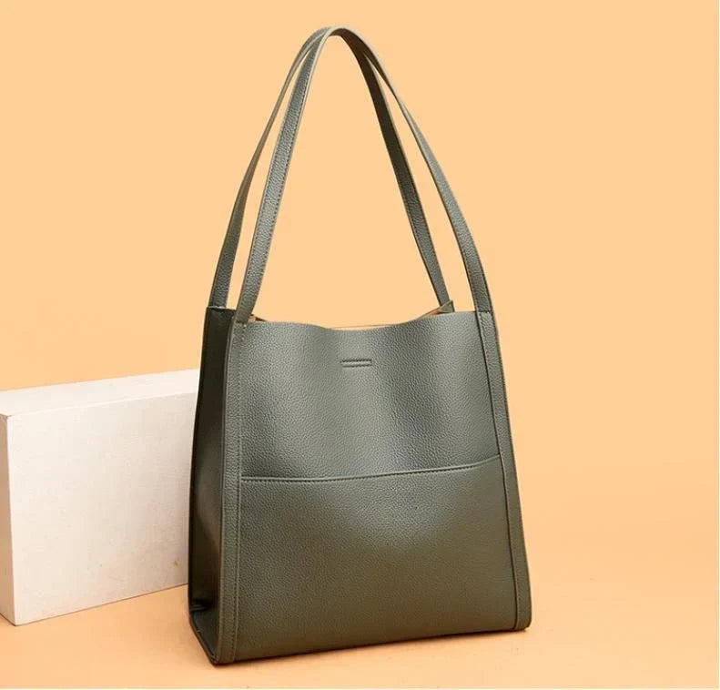 Tess - Everyday Leather Bag Large Capacity