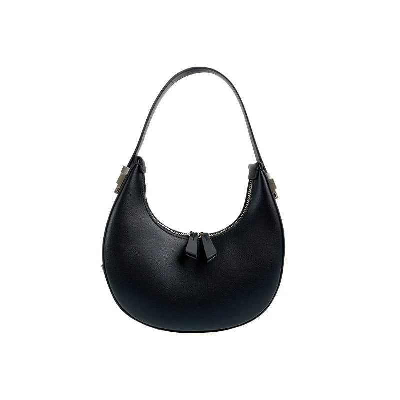 Terra - Trendy half-moon shoulder bag