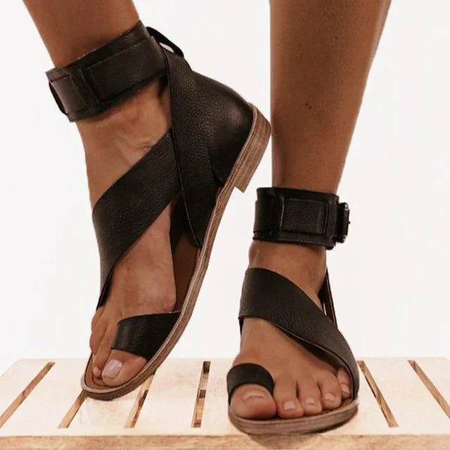 Zaira - Elegant Leather Women's Sandals