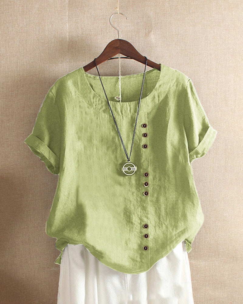 Ladies short sleeve blouse