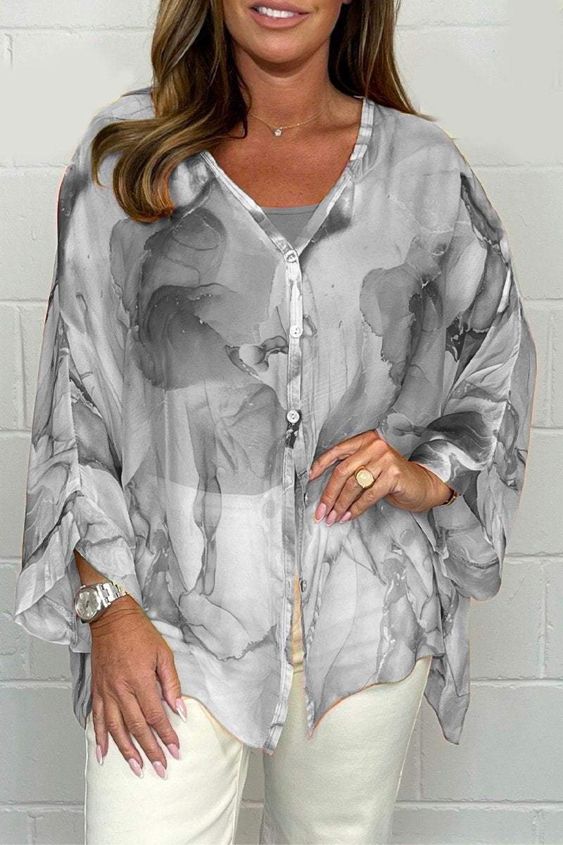 Amber | Stylish Lightweight Blouse with Print for Ladies