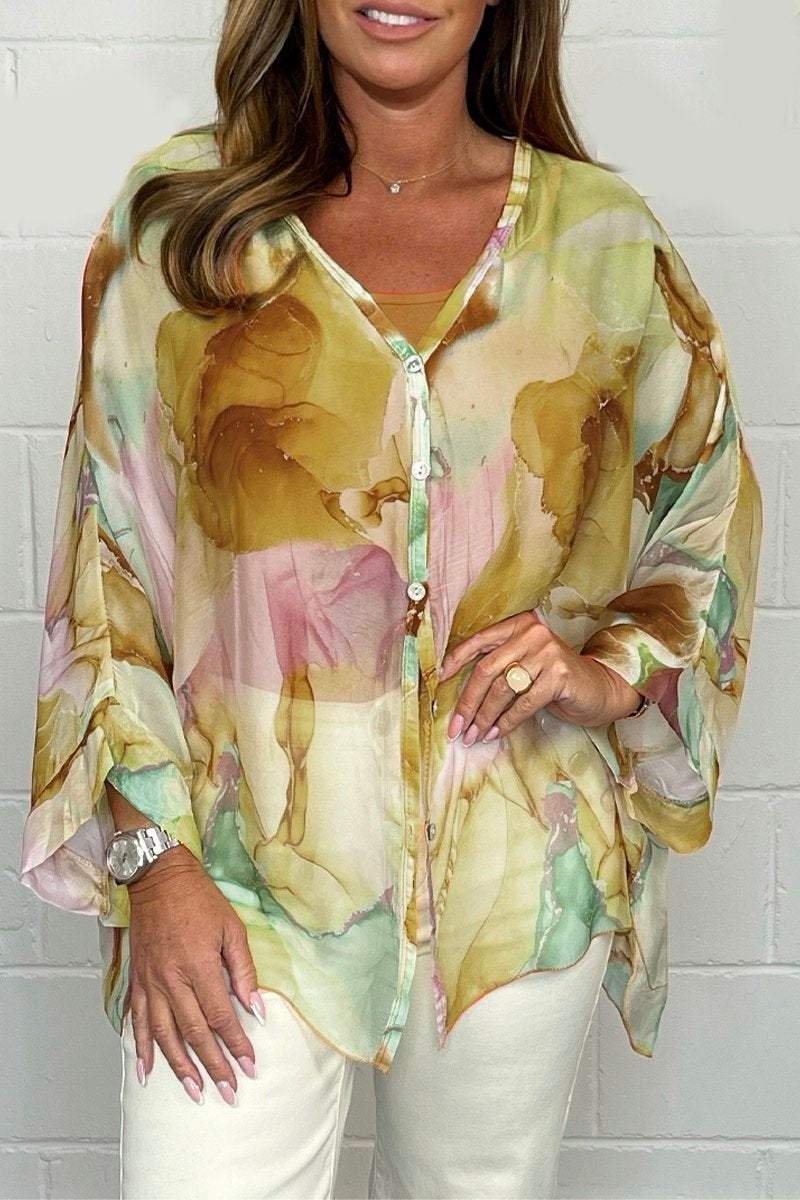Amber | Stylish Lightweight Blouse with Print for Ladies
