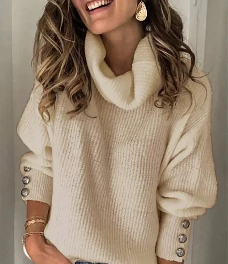 Margaux - Sweater with high collar