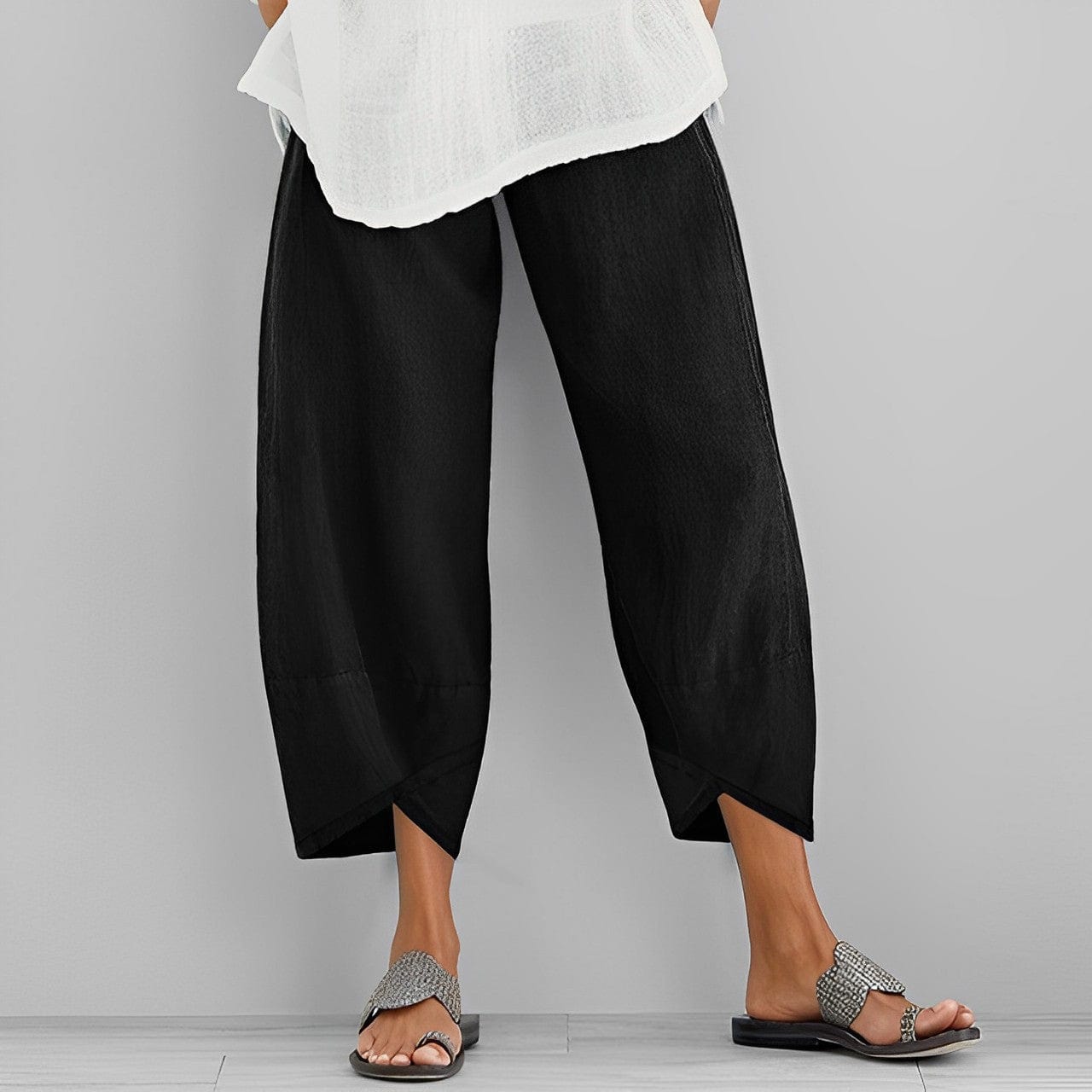 Casual linen pants for women - Judit