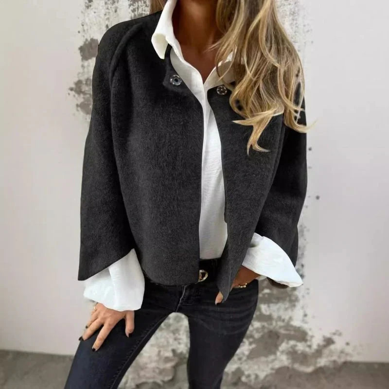 - Stylish mid-length jacket