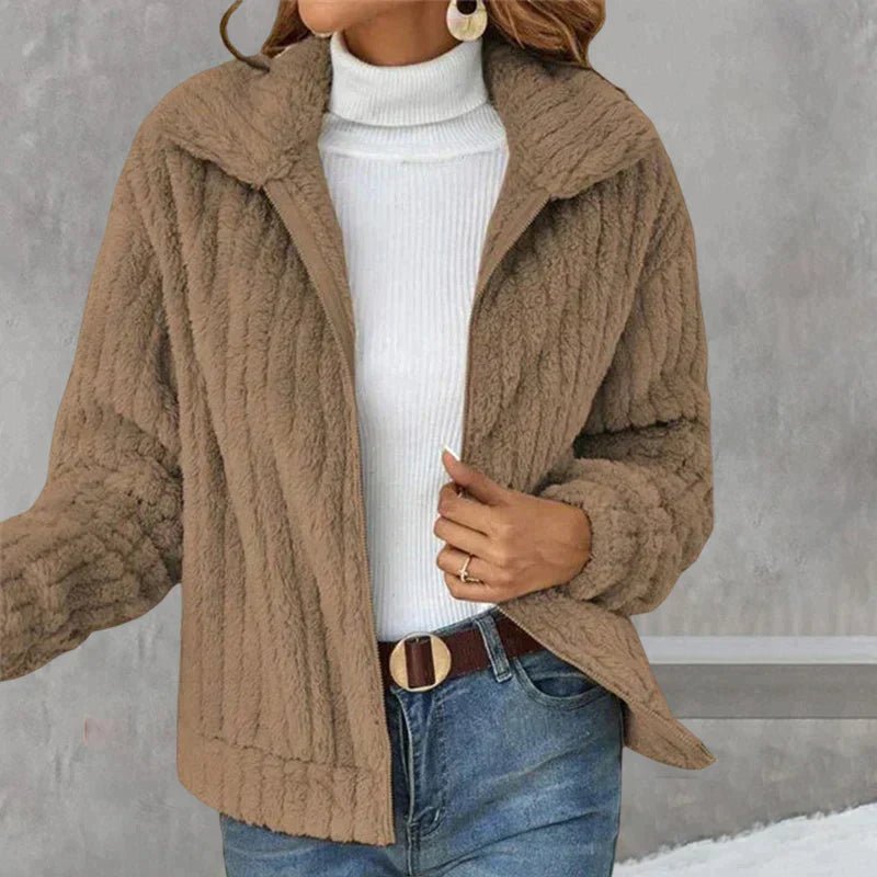 Aloisa - casual plush coat