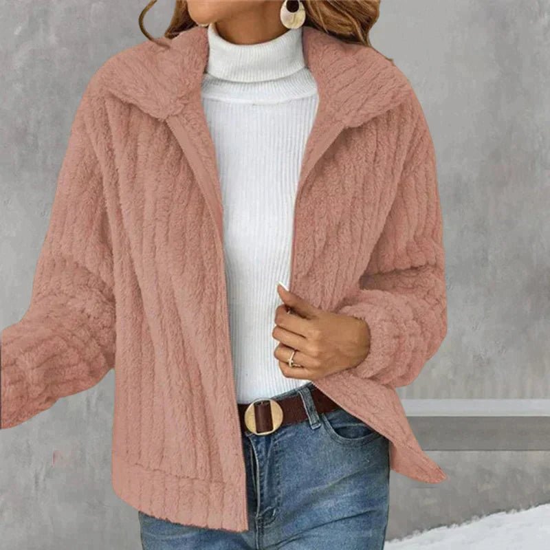 Casual plush jacket - Olympia