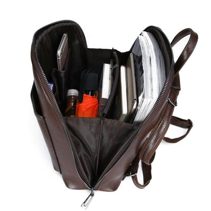 Classic Double-Zip Backpack - Sleek Design-Elly Rose