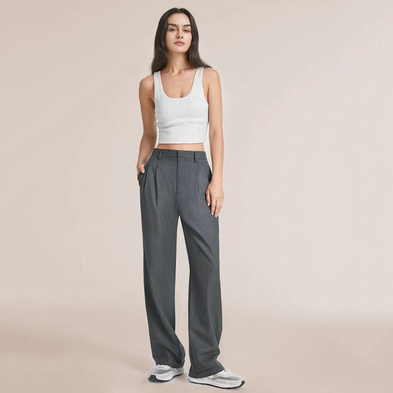 Women's pants with wide legs
