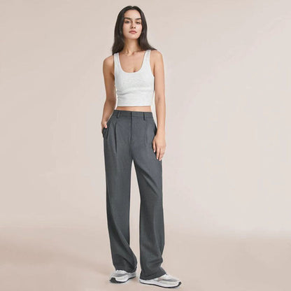 Women's pants with wide legs
