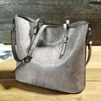 Elowen™ | Vintage leather shoulder bag