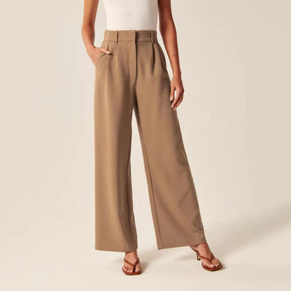 Women's pants with wide legs