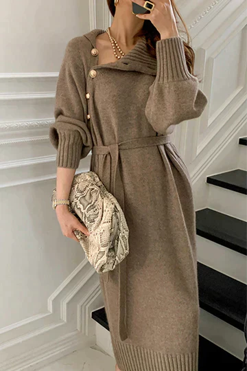 Ade - Dress with turtleneck