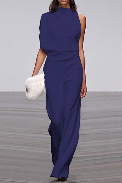 Half Turtleneck Bootcut Jumpsuits (12 colors)