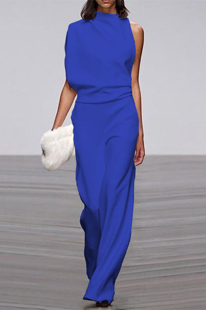 Half Turtleneck Bootcut Jumpsuits (12 colors)