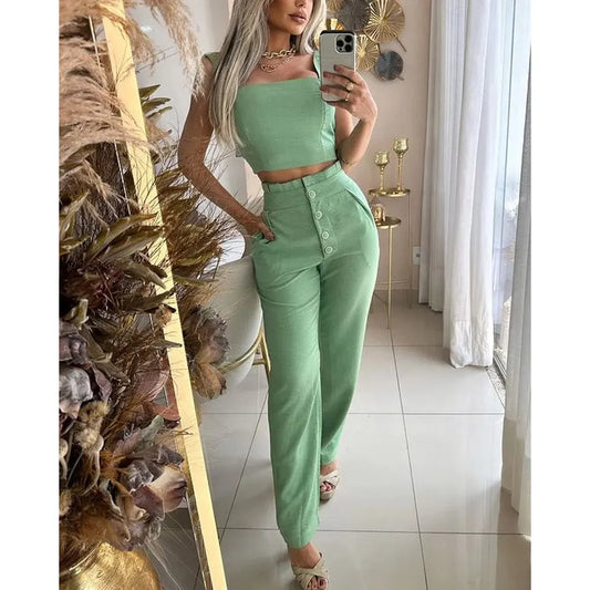 2 Piece Set - Casual - Polyester - Ideal for Daily Use