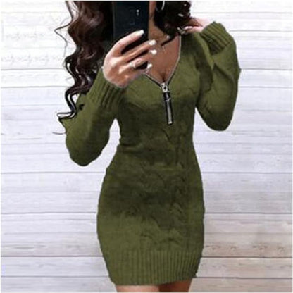 Alba - ribbed tunic dress