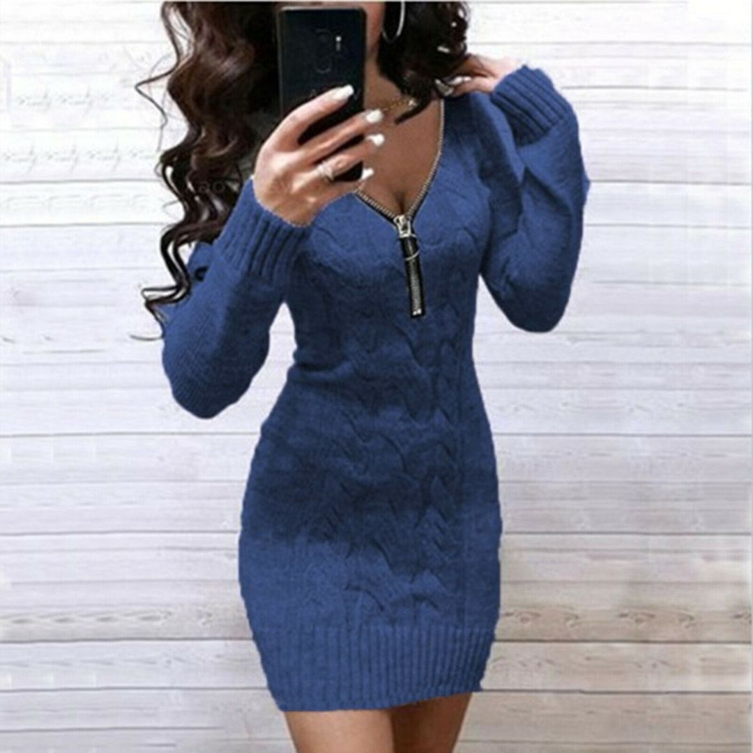 Alba - ribbed tunic dress