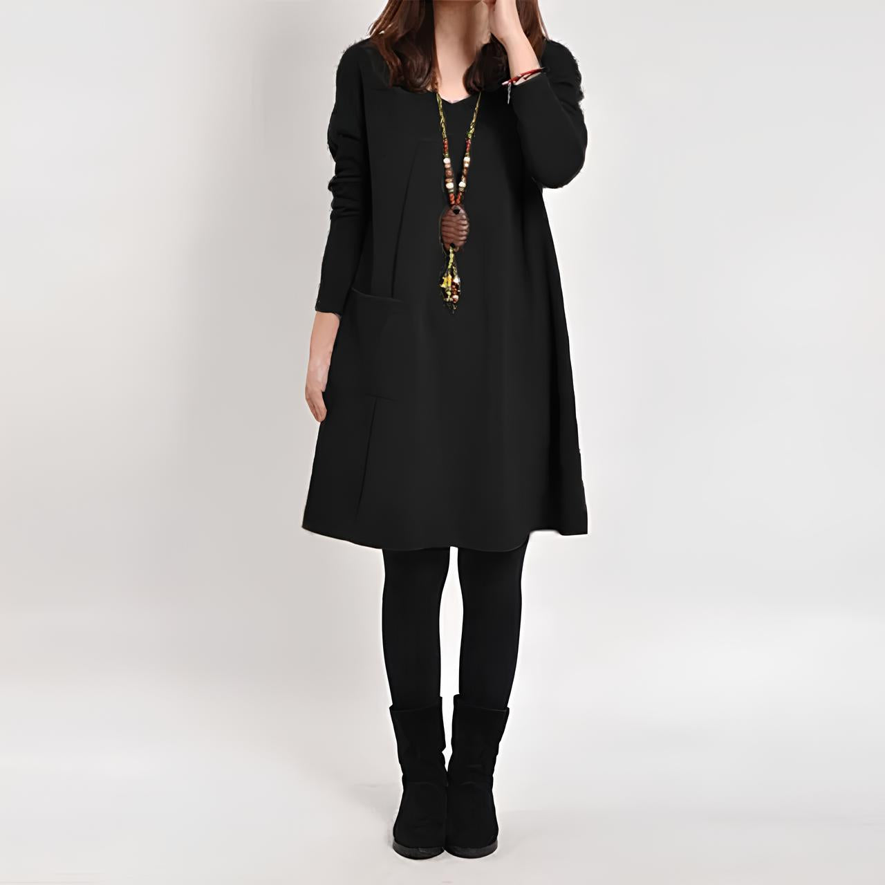 Diana™ | Elegant dress with one pocket
