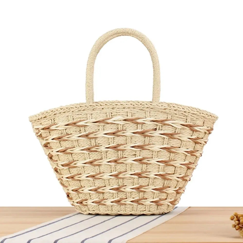 Breann - Colorful handmade wicker bag