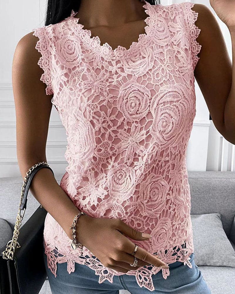 Kasumi - Sleeveless Top For Women - Classic & Chic
